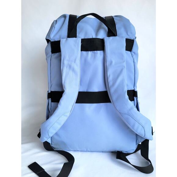 Open Story Bright Light Blue Large Flap Backpack - Picture 7 of 10